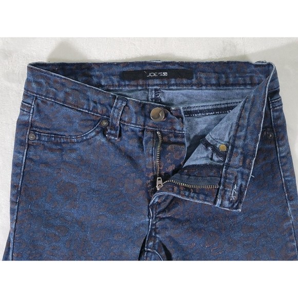 JOE'S JEANS Girls Size 12 Leopard Brown Velvet Skinny Slim Fit Legging Pants - Picture 3 of 16